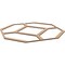 Ekena Millwork 33W x 33H x 38T Small Cameron Decorative Fretwork Wood Ceiling Panels, Hickory CELW33X33X0375CAMHI - alternate 4